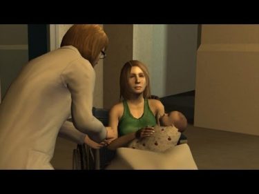 赤ちゃんを病院の前で出産　米
