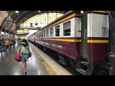 バンコクからパタヤへ100円鉄道旅 | Bangkok to Pattaya Train Journey for $1