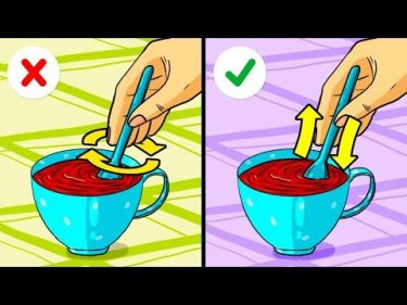 実は間違った方法でカップの中の砂糖を溶かしていませんか？